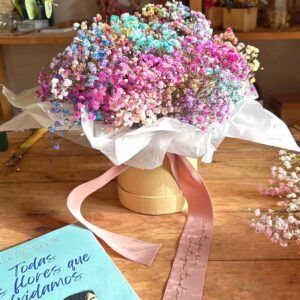Sombrerera Paniculata con cinta personalizada (NATURAL)