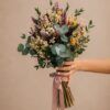 Ramo flores preservadas de novia