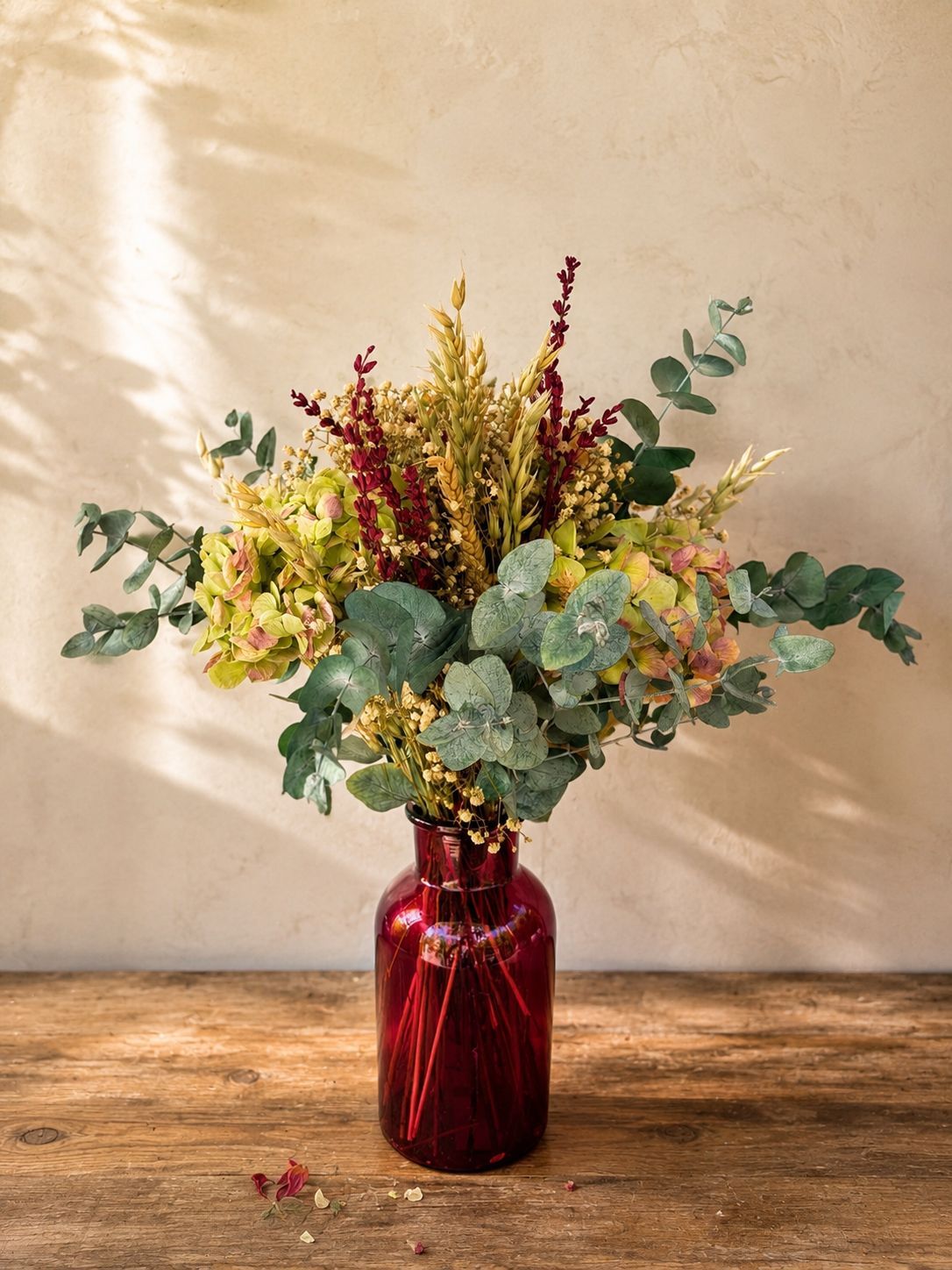 jarron hortensias