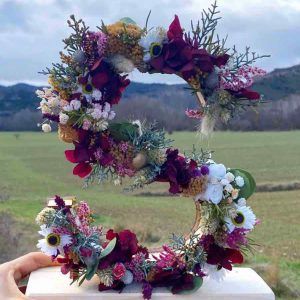 Letras de flores