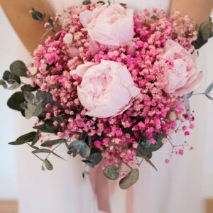Ramo de novia Nerea (peonias preservadas)